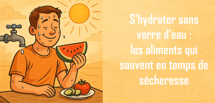 S'hydrater sans verre d'eau : les aliments qui sauvent en temps de sécheresse
