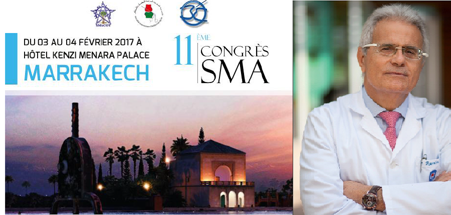 11ème congrès de la Société Marocaine d’Arthroscopie / 3 et 4 Février 2017