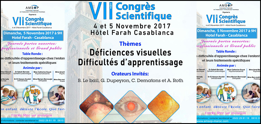 12ème Congrès scientifique d'AMSOP / 4 et 5 Novembre 2017