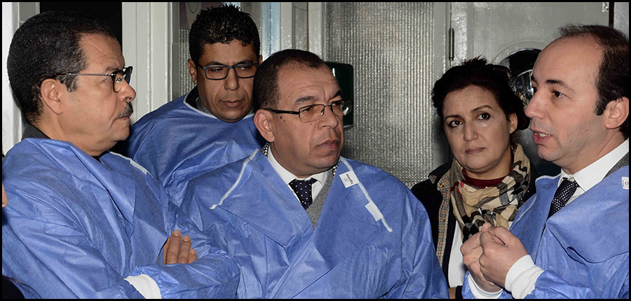 Le ministre de la santé, M. Anass DOUKKALI, en visite à l'hôpital des enfants du CHU de Rabat